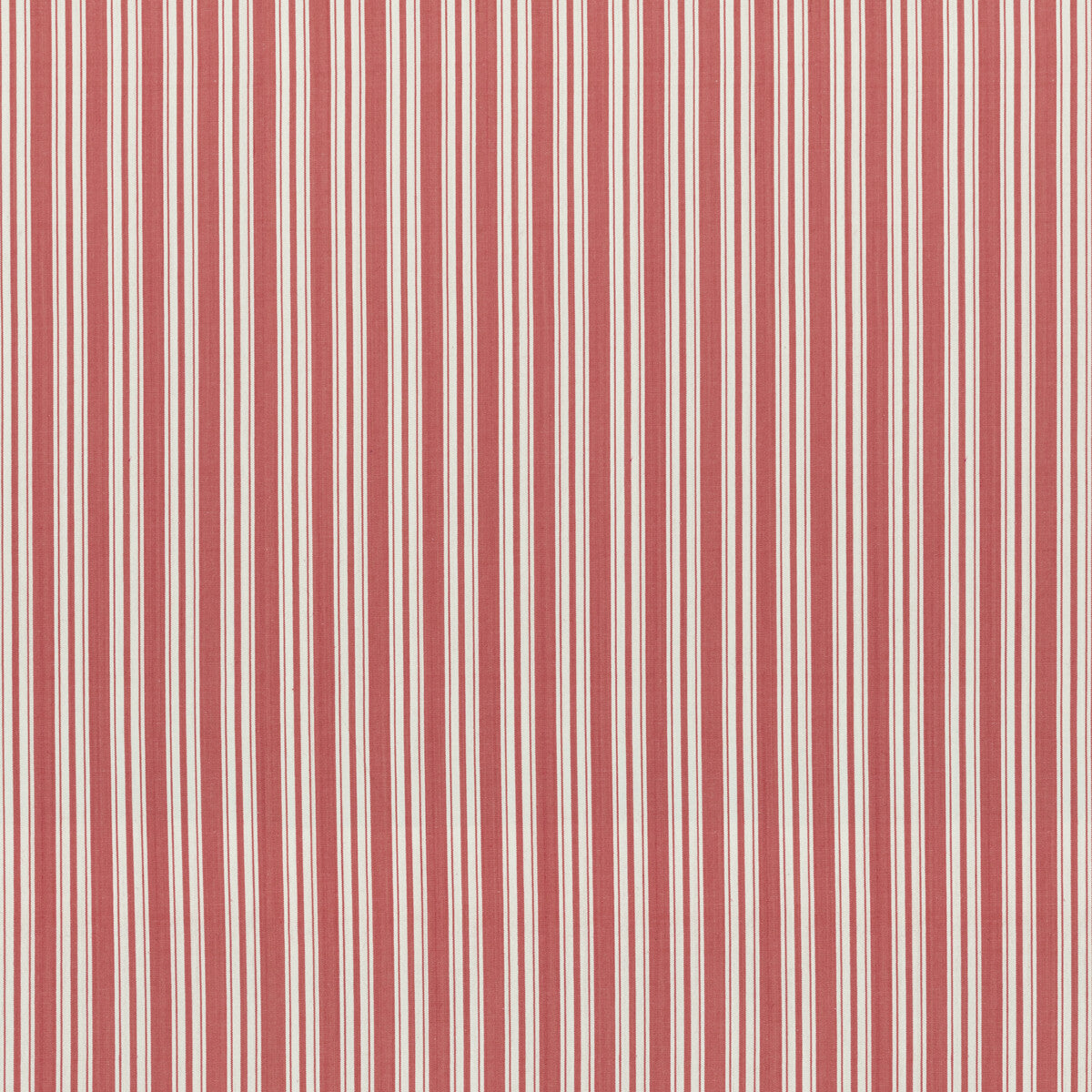 Selune Stripe fabric in red color - pattern 8022118.19.0 - by Brunschwig &amp; Fils in the Normant Checks And Stripes II collection