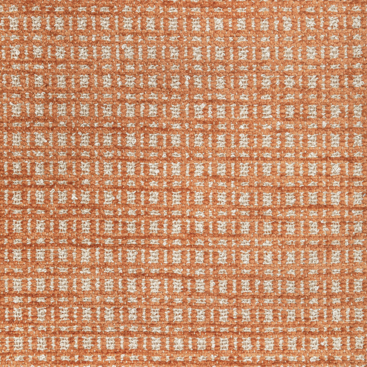 Landiers Texture fabric in orange color - pattern 8022123.12.0 - by Brunschwig &amp; Fils in the Chambery Textures III collection