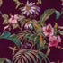 Anima Print fabric in aubergine color - pattern 8022129.10.0 - by Brunschwig & Fils in the Majorelle collection