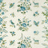 Aurel Print fabric in aqua/leaf color - pattern 8023103.194.0 - by Brunschwig & Fils in the Cadenet collection