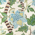 Cadenet Print fabric in aqua/leaf color - pattern 8023105.353.0 - by Brunschwig & Fils in the Cadenet collection