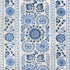 Saanvi Emb fabric in navy/sky color - pattern 8023113.51.0 - by Brunschwig & Fils in the Anduze Embroideries collection