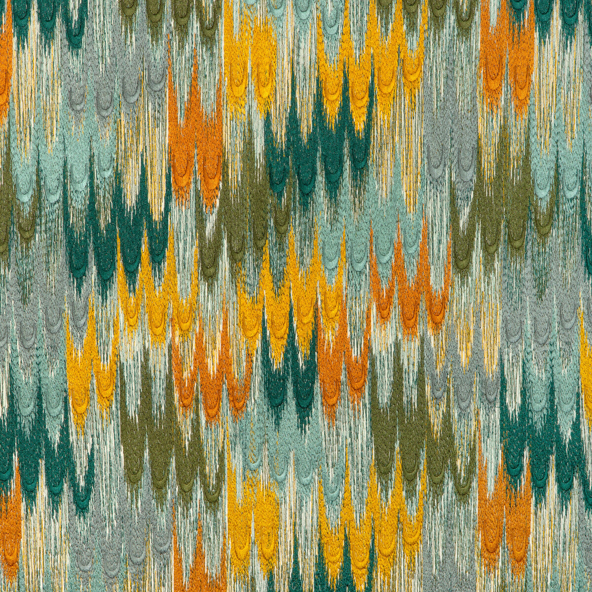 Duval Emb fabric in teal/topaz color - pattern 8023142.354.0 - by Brunschwig &amp; Fils in the Celeste collection