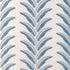 Fougere Emb fabric in blue color - pattern 8024109.51.0 - by Brunschwig & Fils in the La Menagerie collection