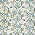 Le Jasmin Print fabric in marine color - pattern 8024110.353.0 - by Brunschwig & Fils in the Les Ensembliers L&