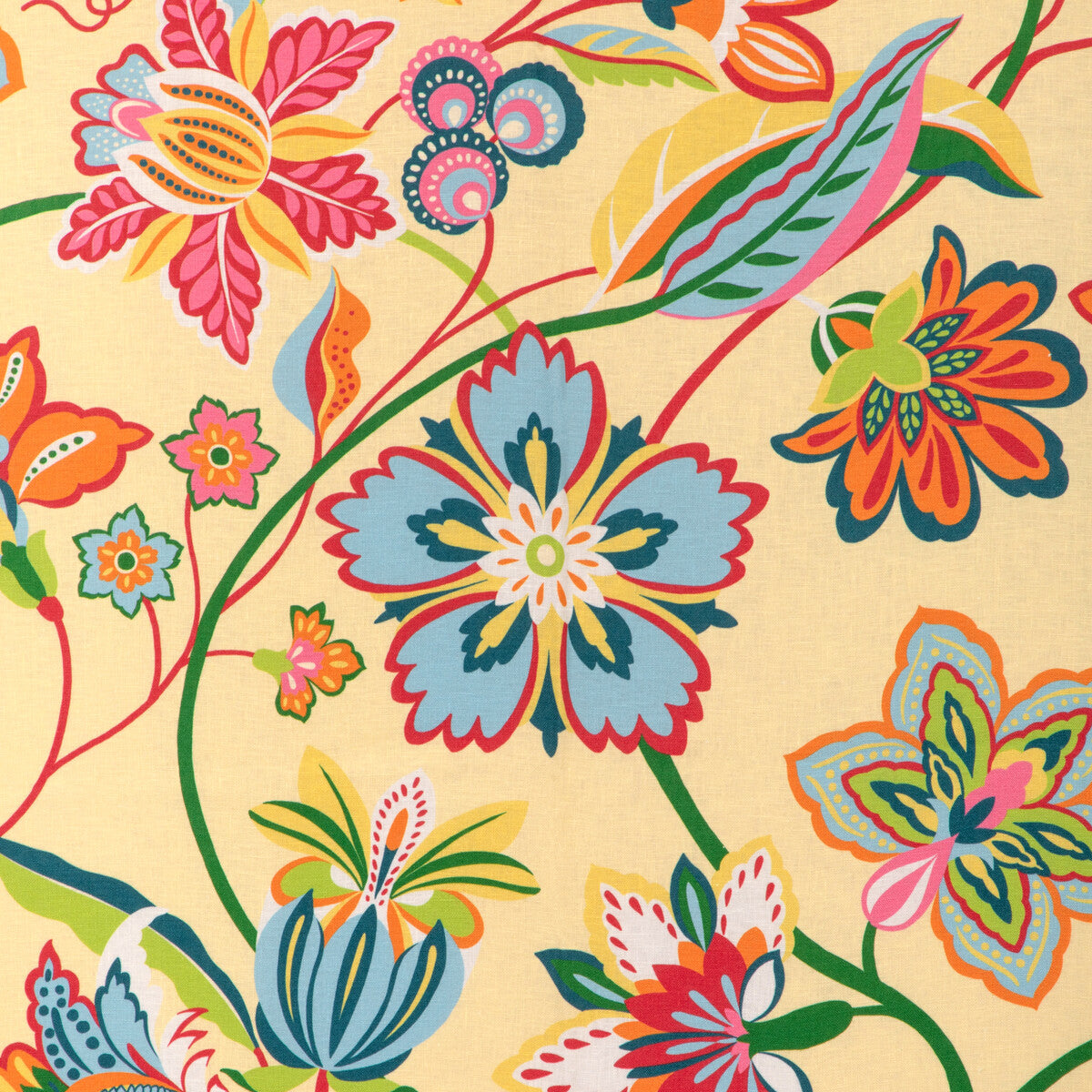 Botanique Print fabric in spring color - pattern number 8024123.417.0 - by Brunschwig &amp; Fils in the Carlsten collection