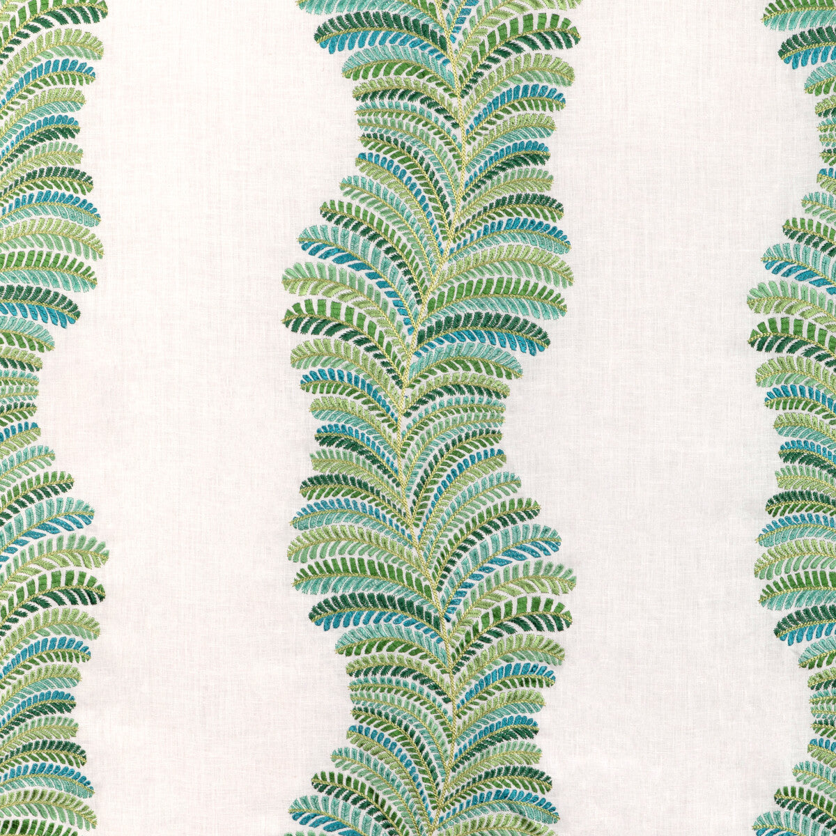 Rowan Emb fabric in marine color - pattern number 8024129.353.0 - by Brunschwig &amp; Fils in the Carlsten collection