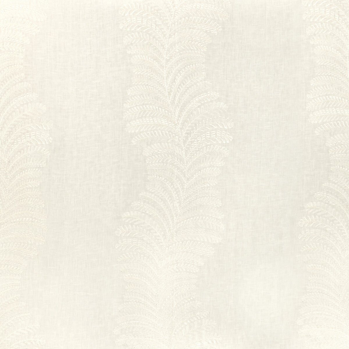 Rowan Sheer fabric in ivory color - pattern number 8024130.1.0 - by Brunschwig &amp; Fils in the Carlsten collection