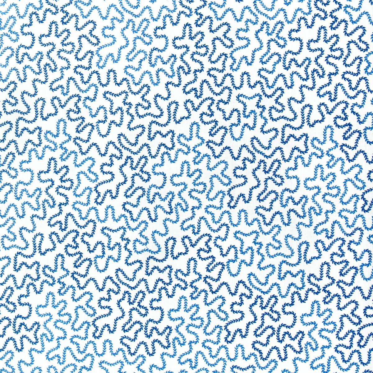 Bramble Emb fabric in blue color - pattern number 8024132.155.0 - by Brunschwig &amp; Fils in the Carlsten collection