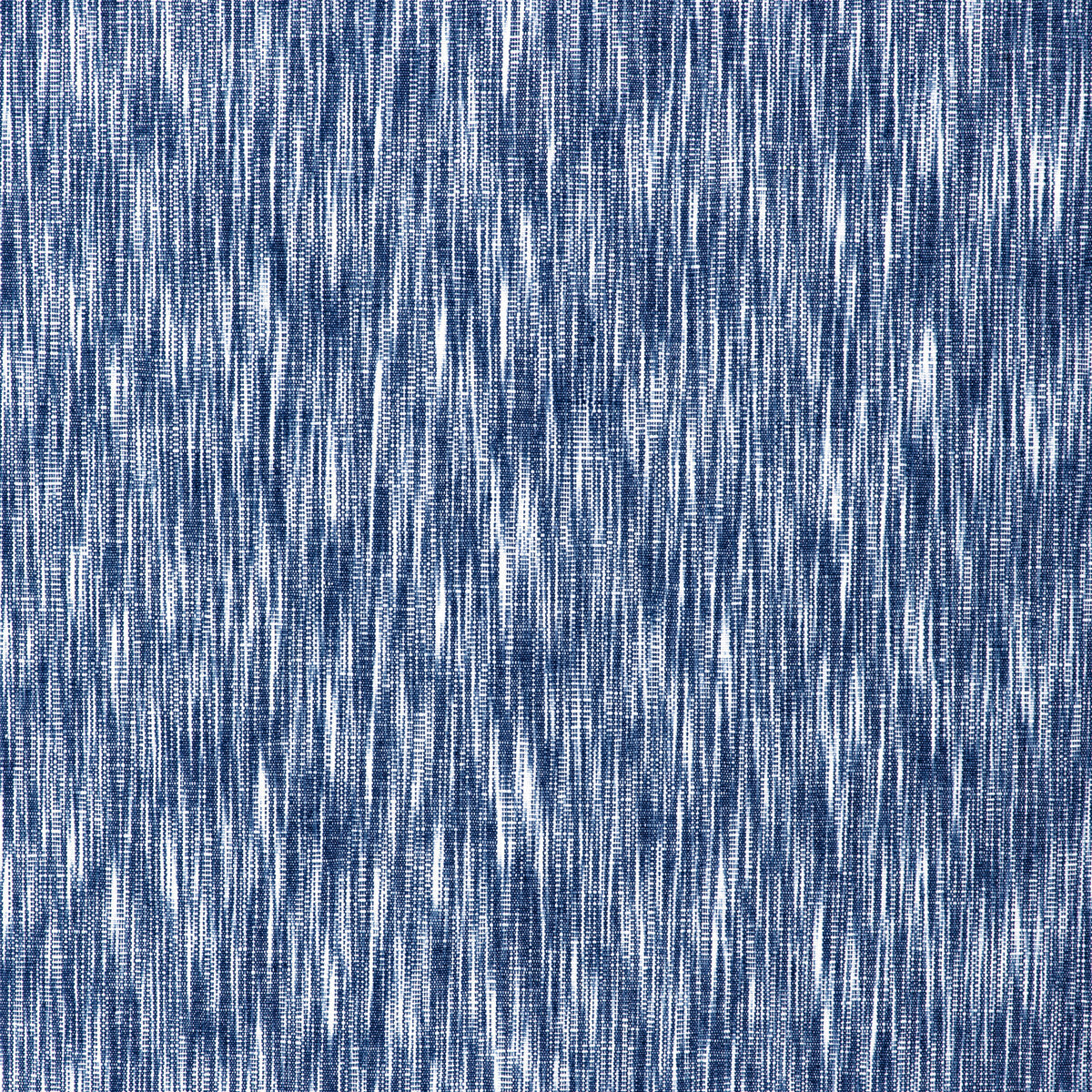 Bretentot Strie fabric in blue color - pattern number 8024136.5.0 - by Brunschwig &amp; Fils in the Landelle Weaves collection