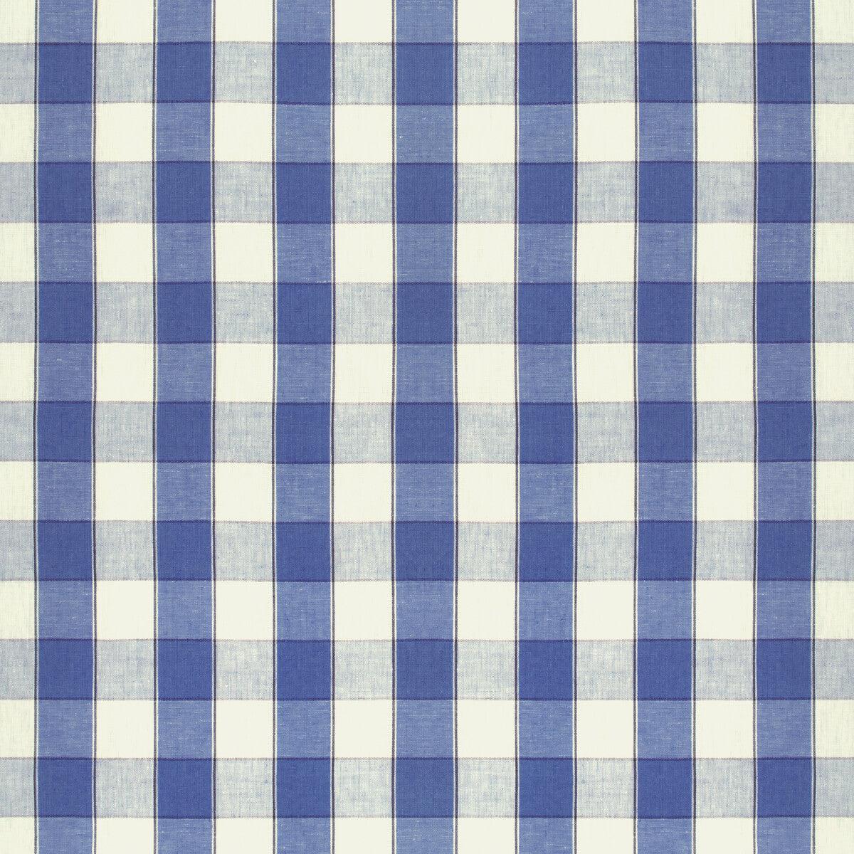 Clemens Check fabric in blue color - pattern number 8024138.5.0 - by Brunschwig &amp; Fils in the Landelle Weaves collection