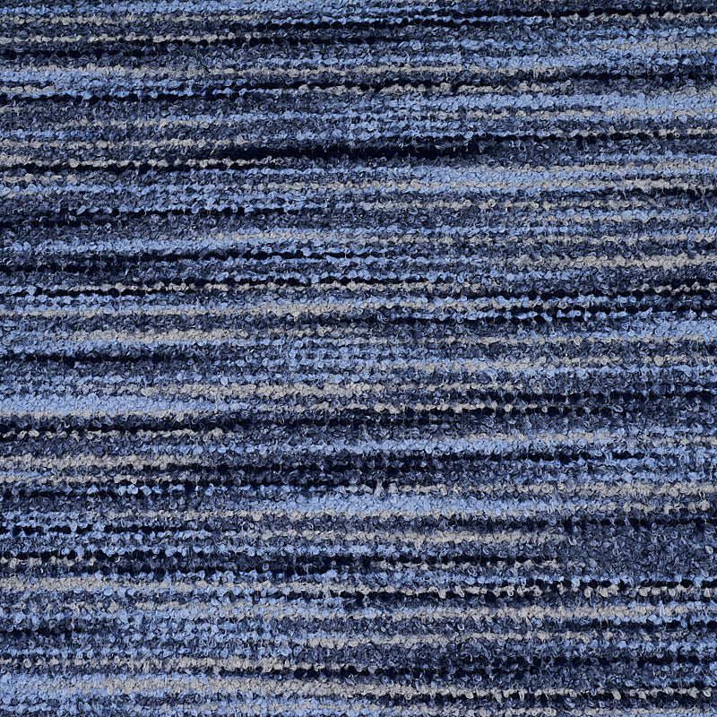 Bensley Boucle fabric in blue color - pattern number 80250 - by Schumacher in the World View collection