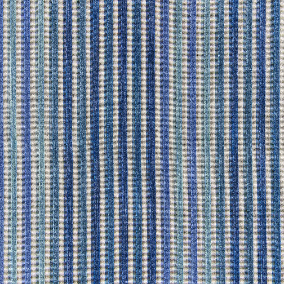 Lien Velvet fabric in blue color - pattern number 8025104.155.0 - by Brunschwig &amp; Fils in the Galerie Velvets collection
