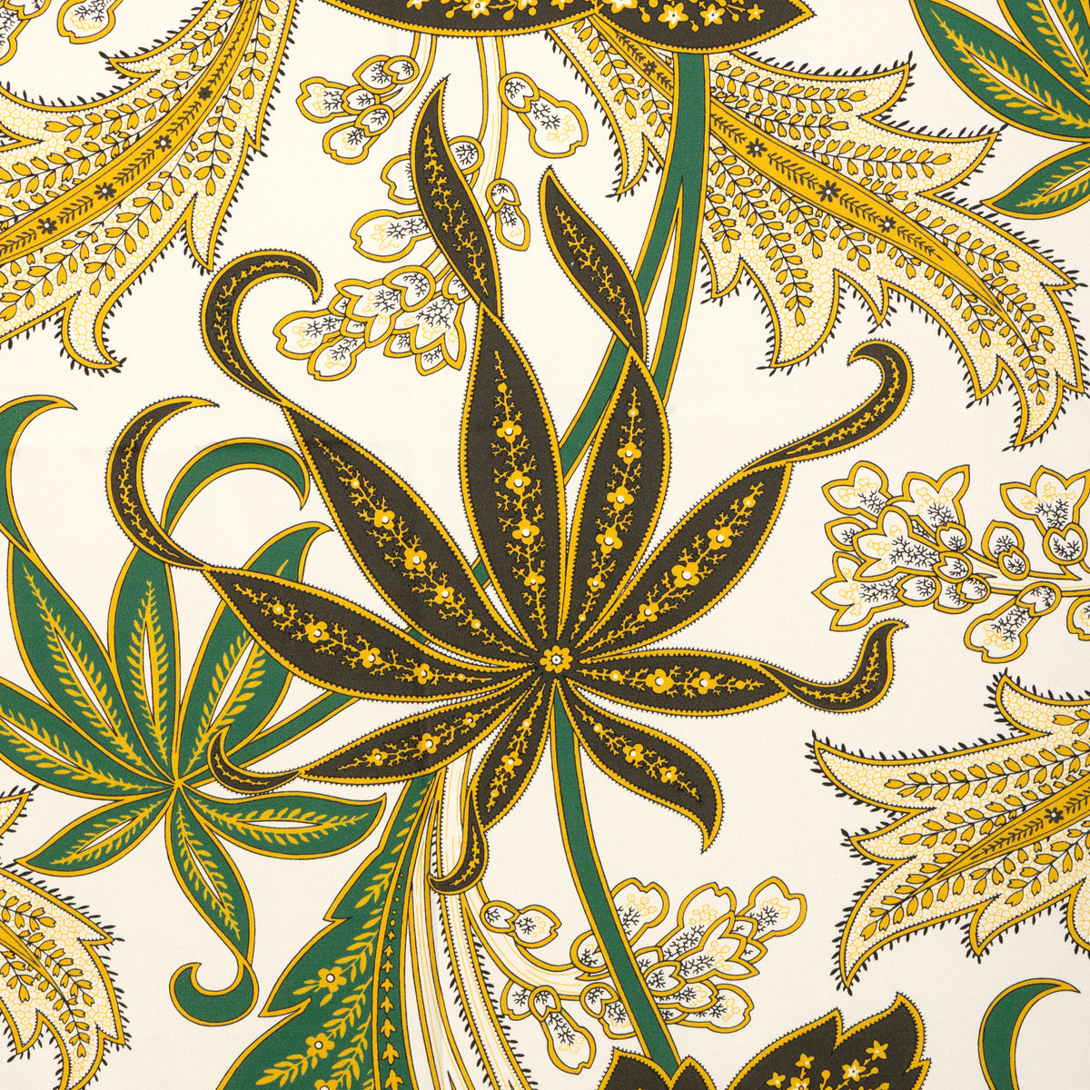 Louisianne fabric in Green color - pattern number 8025112.3.0 - by Brunschwig &amp; Fils in the Madeleine Castaing III collection