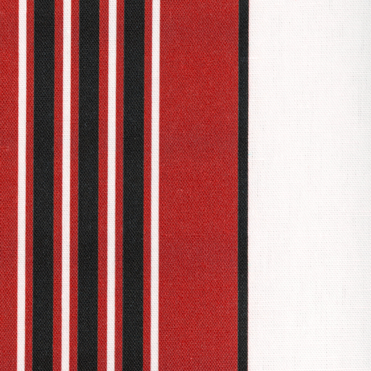 Rayure Marcellin fabric in Rouge color - pattern number 8025113.19.0 - by Brunschwig &amp; Fils in the Madeleine Castaing III collection