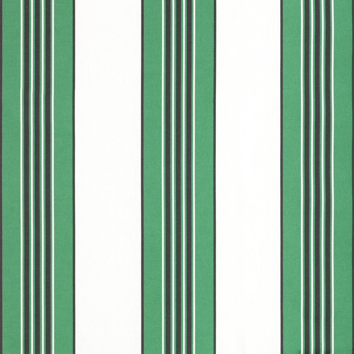 Rayure Marcellin fabric in Green color - pattern number 8025113.3.0 - by Brunschwig &amp; Fils in the Madeleine Castaing III collection