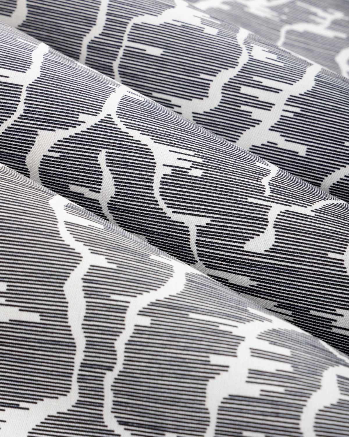Leves fabric in Noir color - pattern number 8025114.8.0 - by Brunschwig &amp; Fils in the Madeleine Castaing III collection