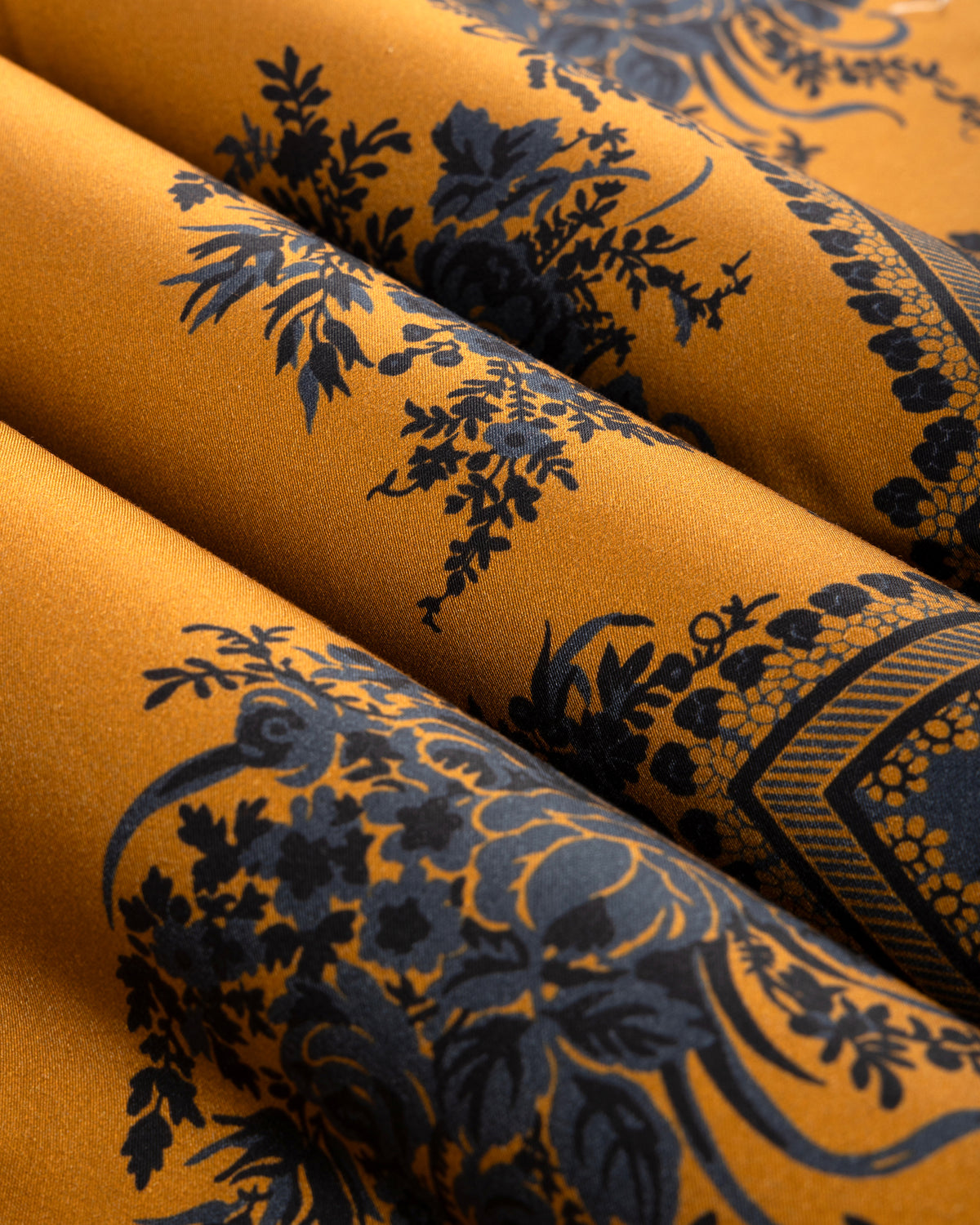 Coppelia Satin fabric in Cognac color - pattern number 8025115.6.0 - by Brunschwig &amp; Fils in the Madeleine Castaing III collection