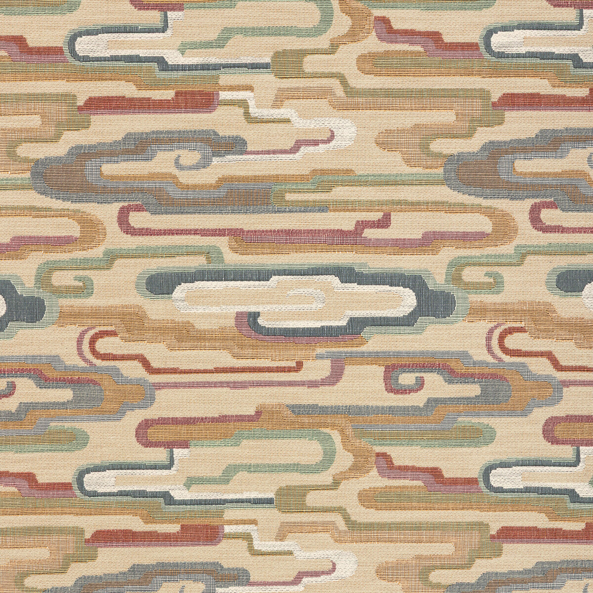 Nuage Tapestry fabric in beige color - pattern number 8025119.16.0 - by Brunschwig &amp; Fils in the Grand Voyage collection