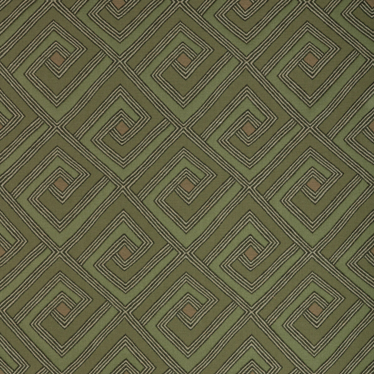 Mazamet Weave fabric in green color - pattern number 8025120.3.0 - by Brunschwig &amp; Fils in the Grand Voyage collection