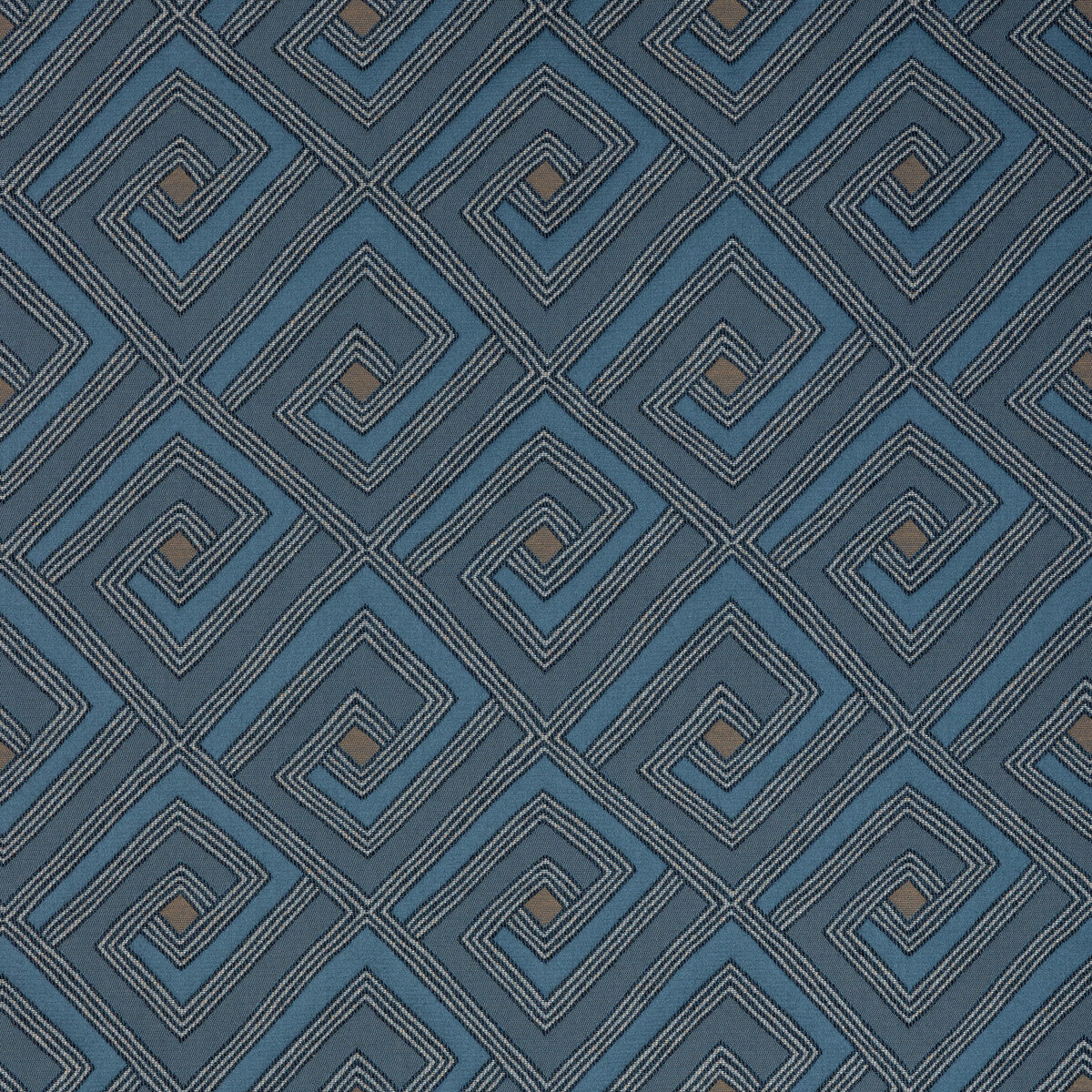 Mazamet Weave fabric in blue color - pattern number 8025120.5.0 - by Brunschwig &amp; Fils in the Grand Voyage collection