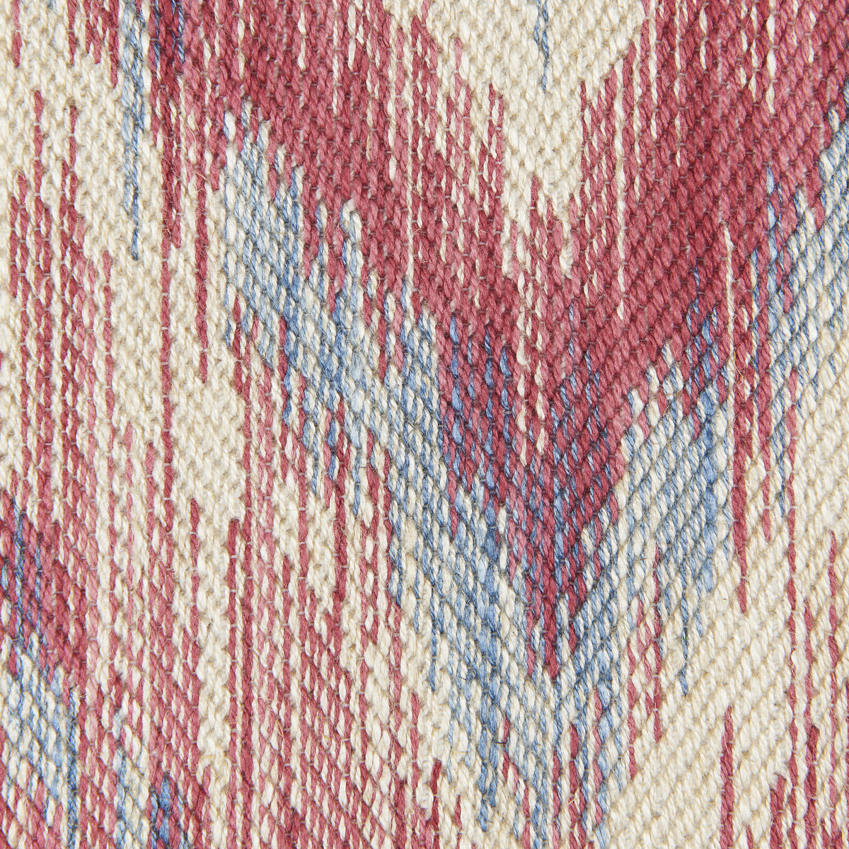 Auvergne Weave fabric in Pink/Blue color - pattern number 8026100.75.0 - by Brunschwig &amp; Fils in the Cantal Weaves collection