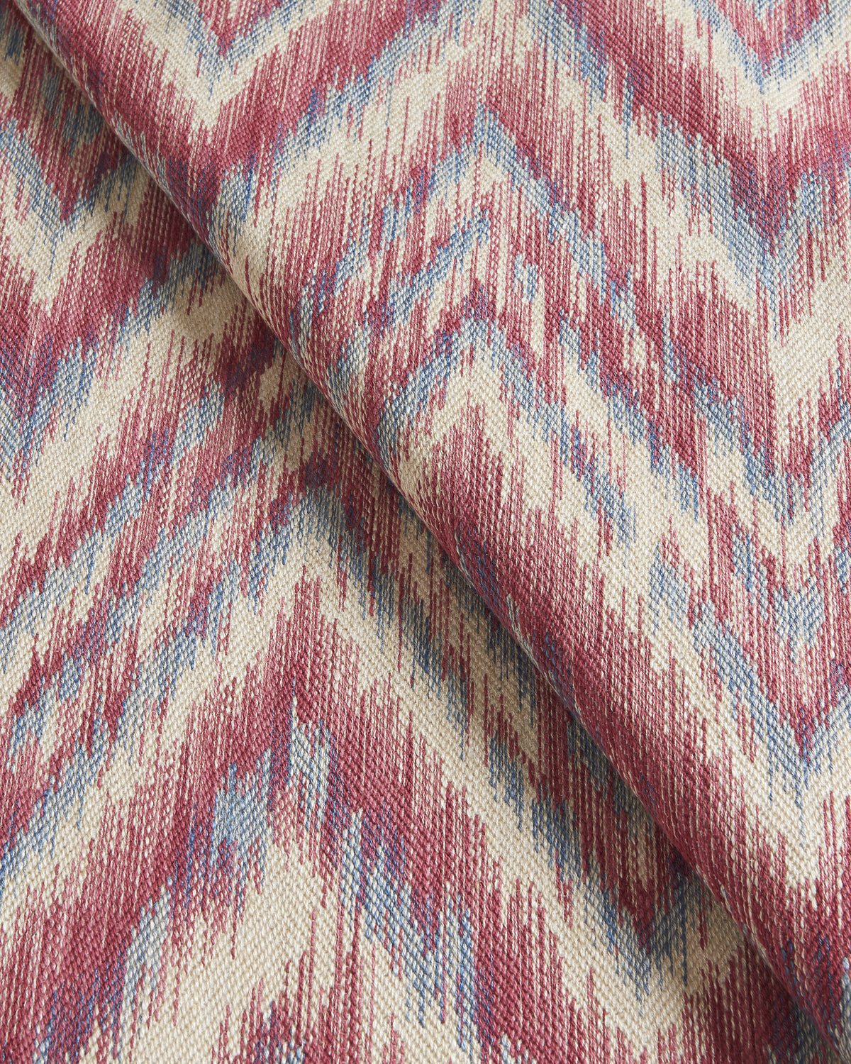 Auvergne Weave fabric in Pink/Blue color - pattern number 8026100.75.0 - by Brunschwig &amp; Fils in the Cantal Weaves collection