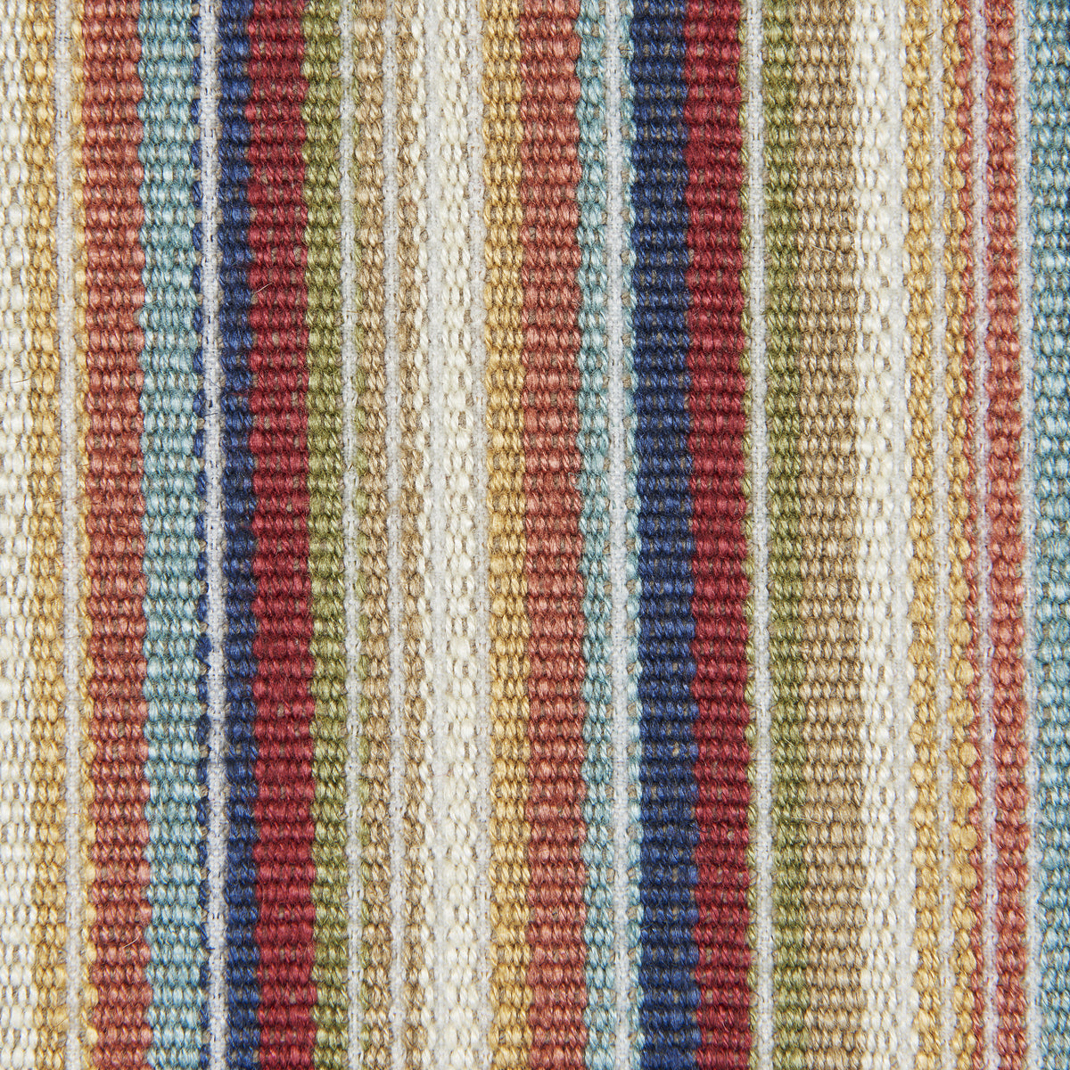 Cantal Stripe fabric in Primary color - pattern number 8026101.195.0 - by Brunschwig &amp; Fils in the Cantal Weaves collection