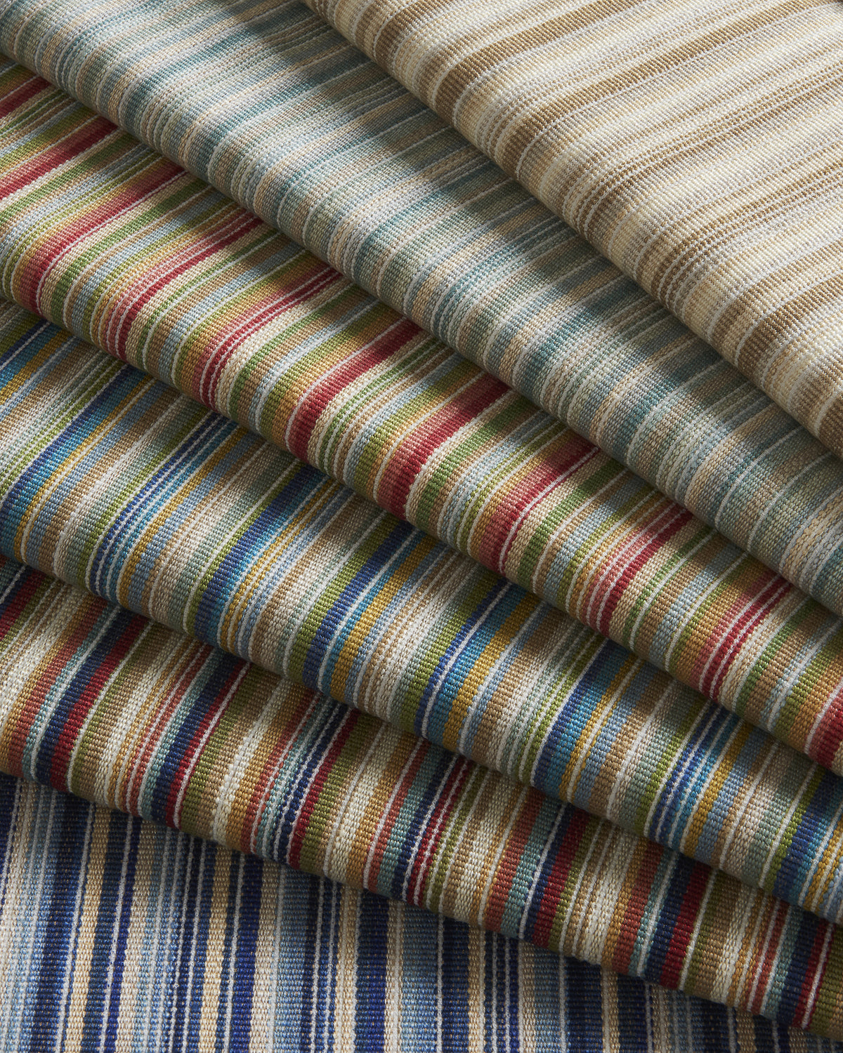 Cantal Stripe fabric in Primary color - pattern number 8026101.195.0 - by Brunschwig &amp; Fils in the Cantal Weaves collection