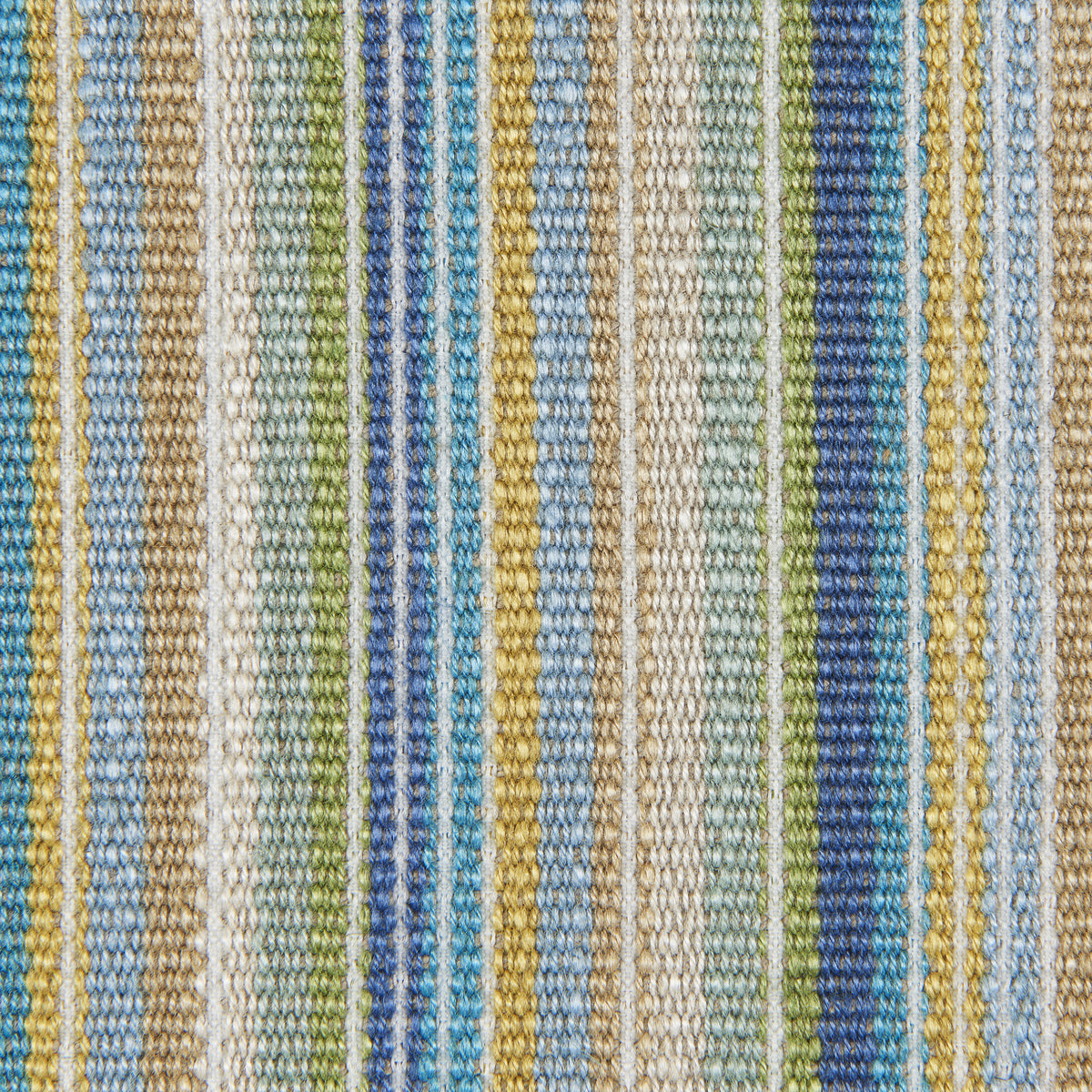 Cantal Stripe fabric in Marine color - pattern number 8026101.353.0 - by Brunschwig &amp; Fils in the Cantal Weaves collection