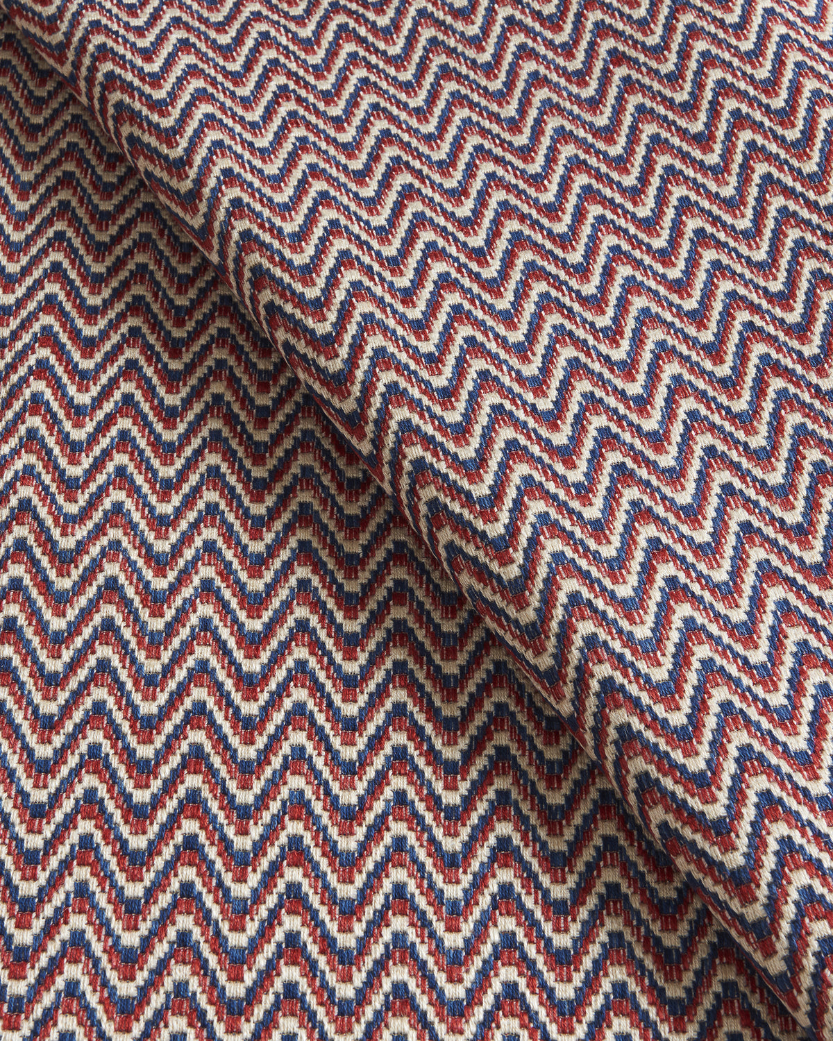 Laubinet Weave fabric in Red/Blue color - pattern number 8026102.195.0 - by Brunschwig &amp; Fils in the Cantal Weaves collection