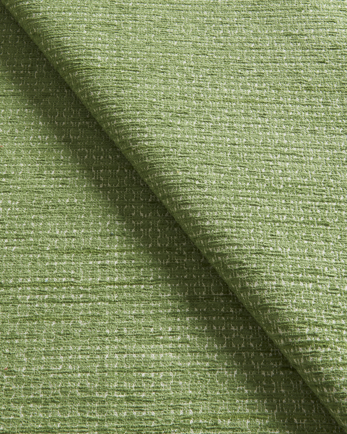Monnerie Texture fabric in Green color - pattern number 8026111.3.0 - by Brunschwig &amp; Fils in the Chambery Textures V collection