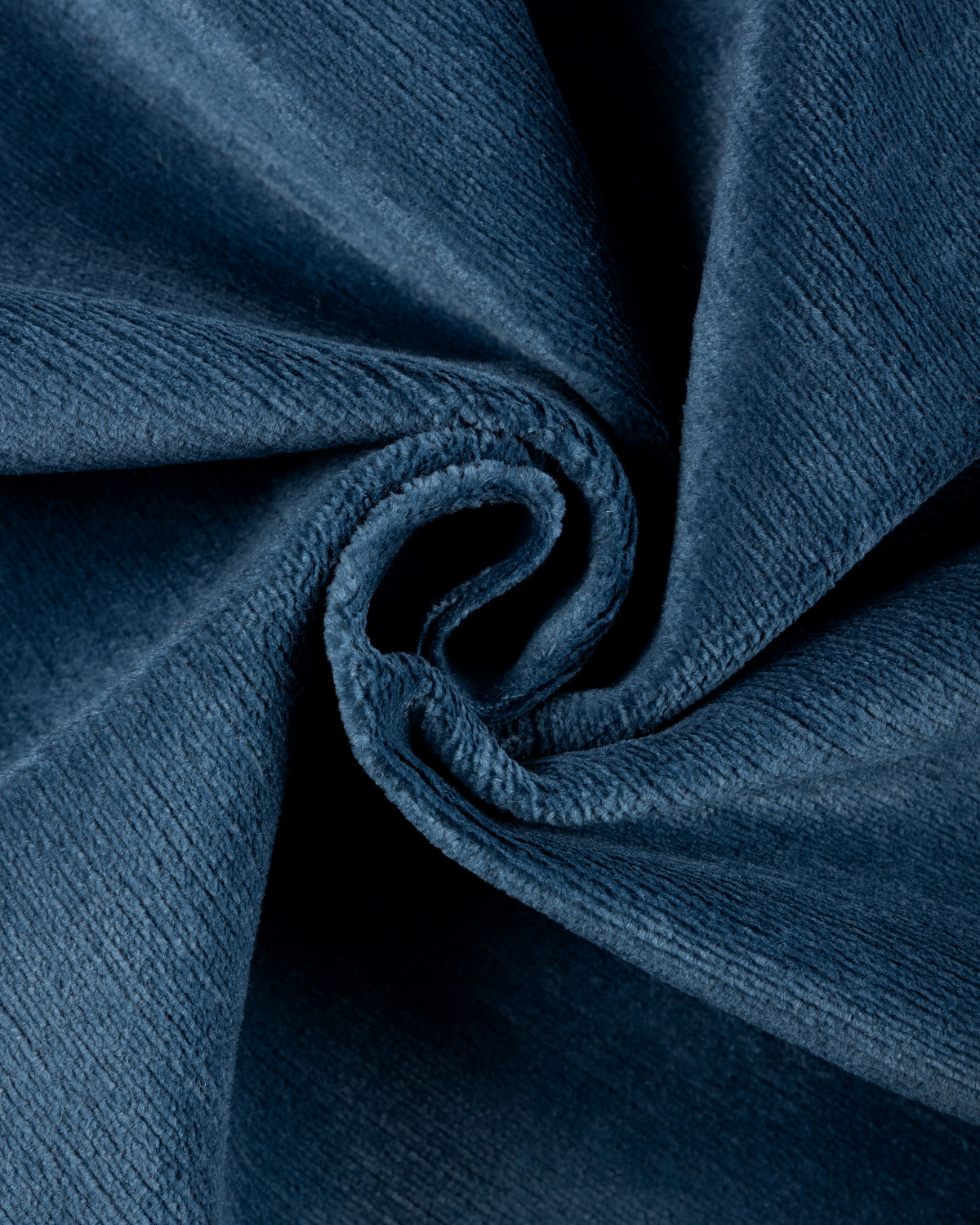 Cluny Velvet Linen fabric in Navy color - pattern number 8026138.50.0 - by Brunschwig &amp; Fils in the Cluny Linen Velvet collection