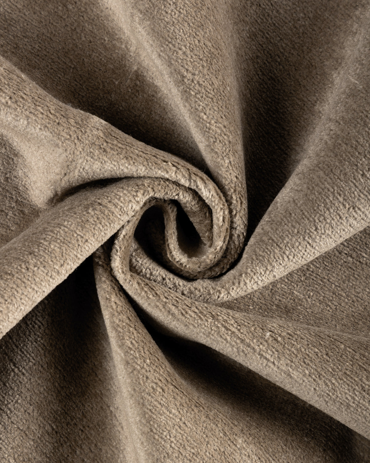 Cluny Velvet Linen fabric in Taupe color - pattern number 8026138.6106.0 - by Brunschwig &amp; Fils in the Cluny Linen Velvet collection