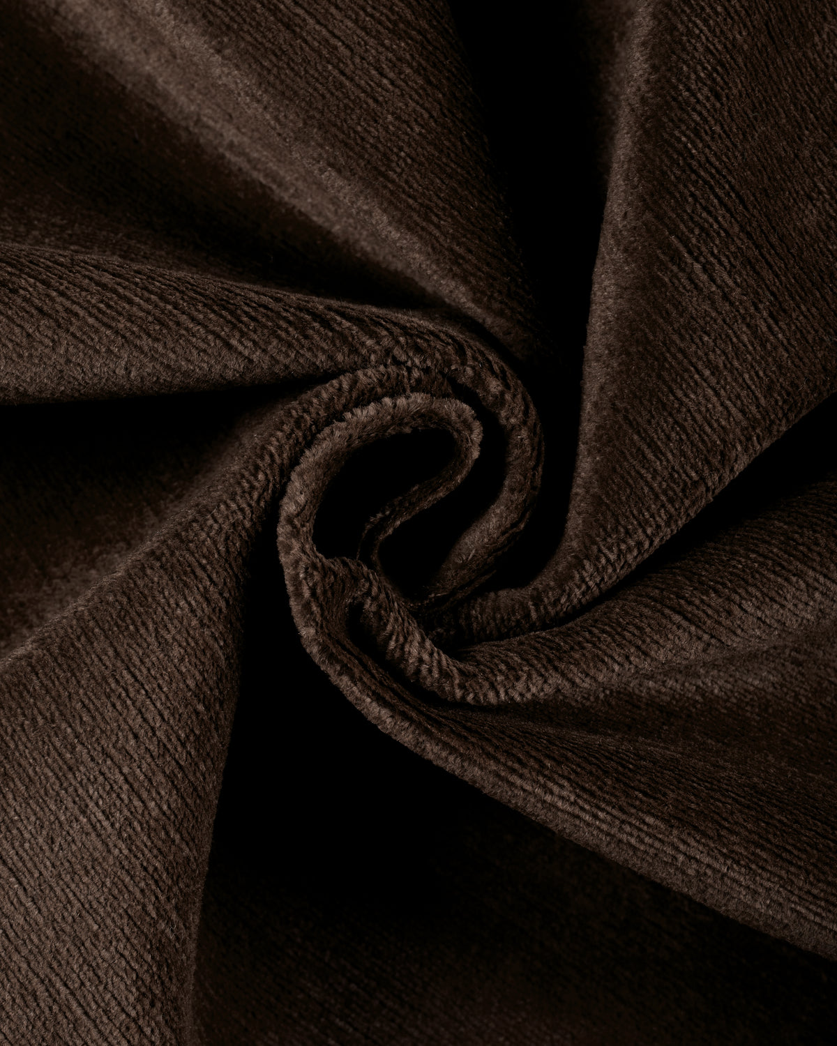 Cluny Velvet Linen fabric in Charcoal color - pattern number 8026138.666.0 - by Brunschwig &amp; Fils in the Cluny Linen Velvet collection