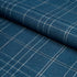 Nils Plaid Linen fabric in denim color - pattern number 80305 - by Schumacher in the A Country Life collection