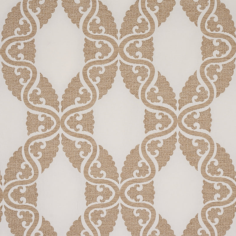 Siljan fabric in ivory color - pattern number 80310 - by Schumacher in the New Traditional collection