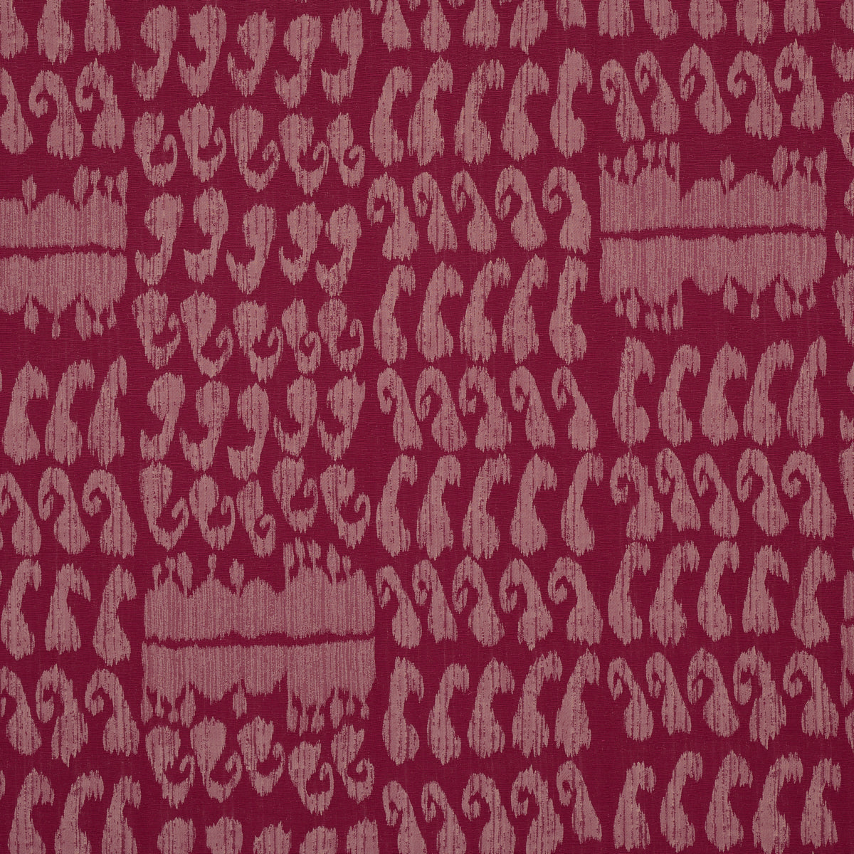 Nallamala Fabric fabric in garnet color - pattern number 80382 - by Schumacher in the Perennial Favorites collection