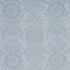 Greta Damask fabric in blue color - pattern number 80420 - by Schumacher in the New Traditional collection