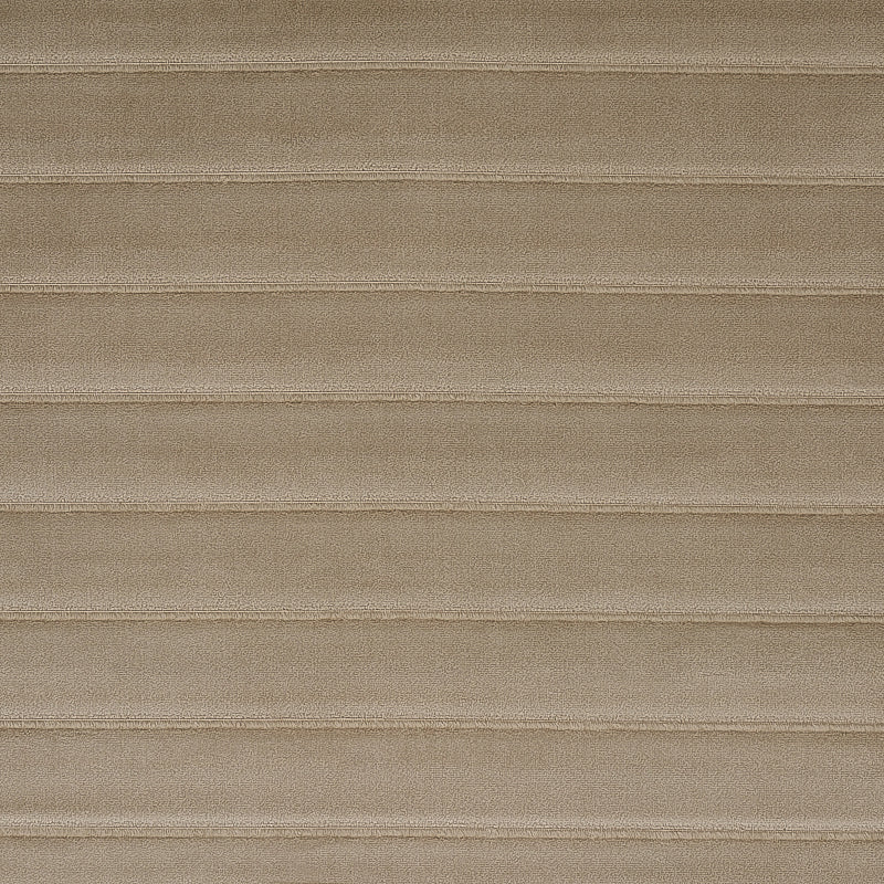 Frederika Channeled Velvet fabric in mushroom color - pattern number 80461 - by Schumacher in the Patterson Flynn collection