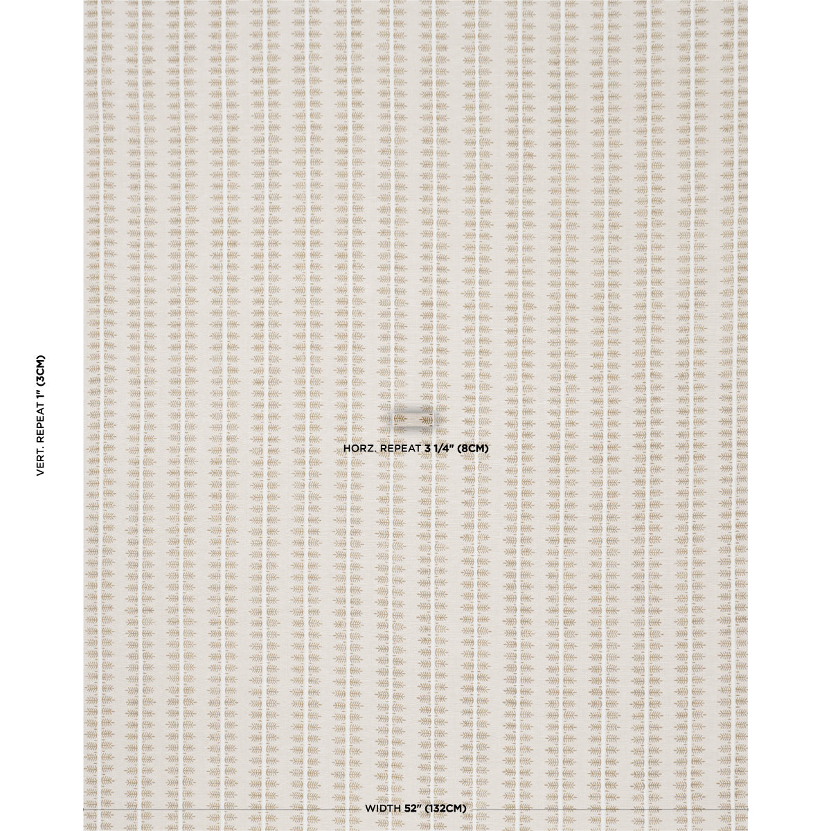 Alva Hand Block Print fabric in ochre color - pattern number 80525 - by Schumacher in the Perennial Favorites collection