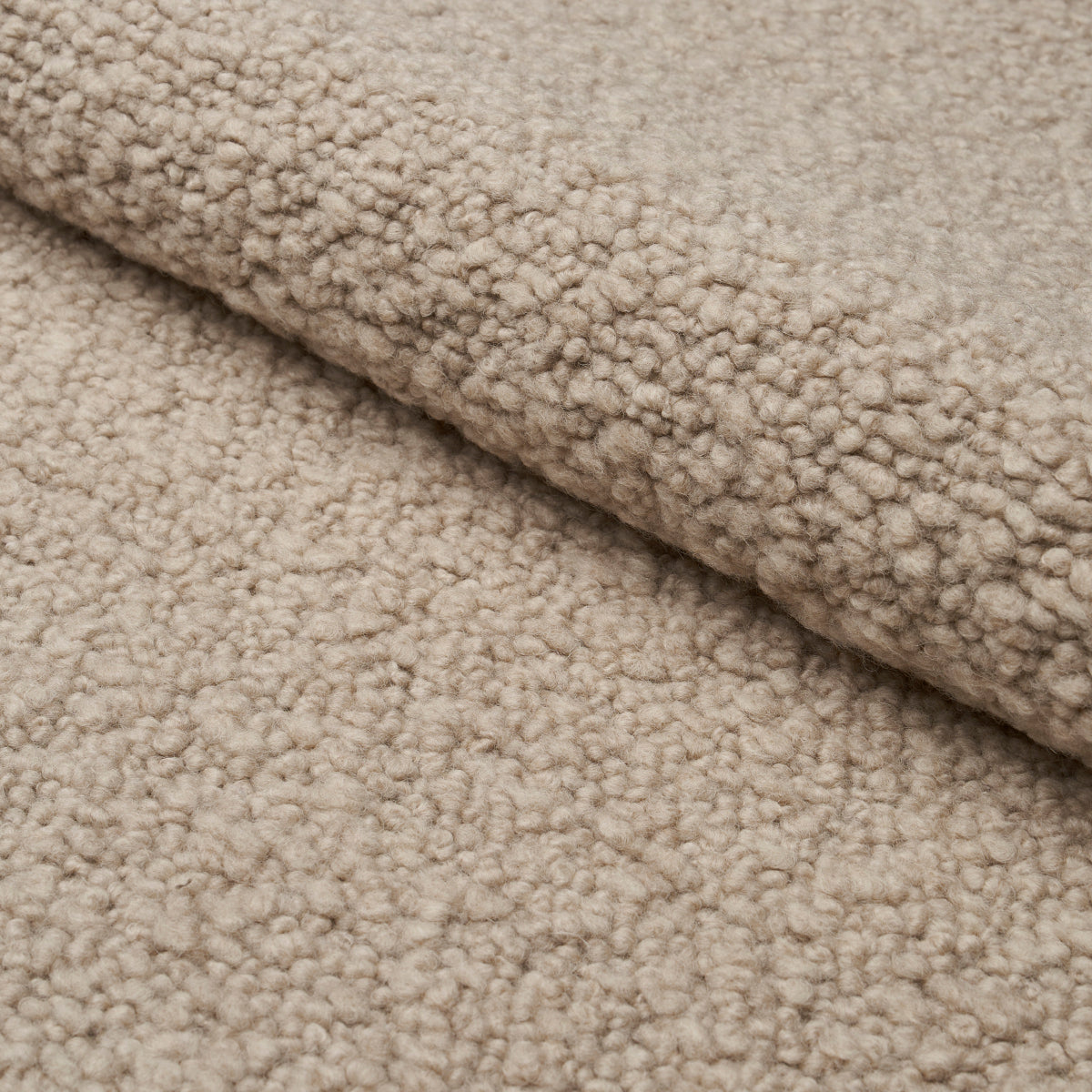 Margarete Boucle fabric in bisque color - pattern number 80532 - by Schumacher in the Patterson Flynn collection