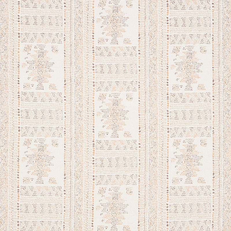 Maracena Jacquard fabric in natural color - pattern number 80632 - by Schumacher in the Tapis collection