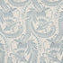 Orley Jaquard fabric in blue on light blue color - pattern number 80641 - by Schumacher in the Tapis collection