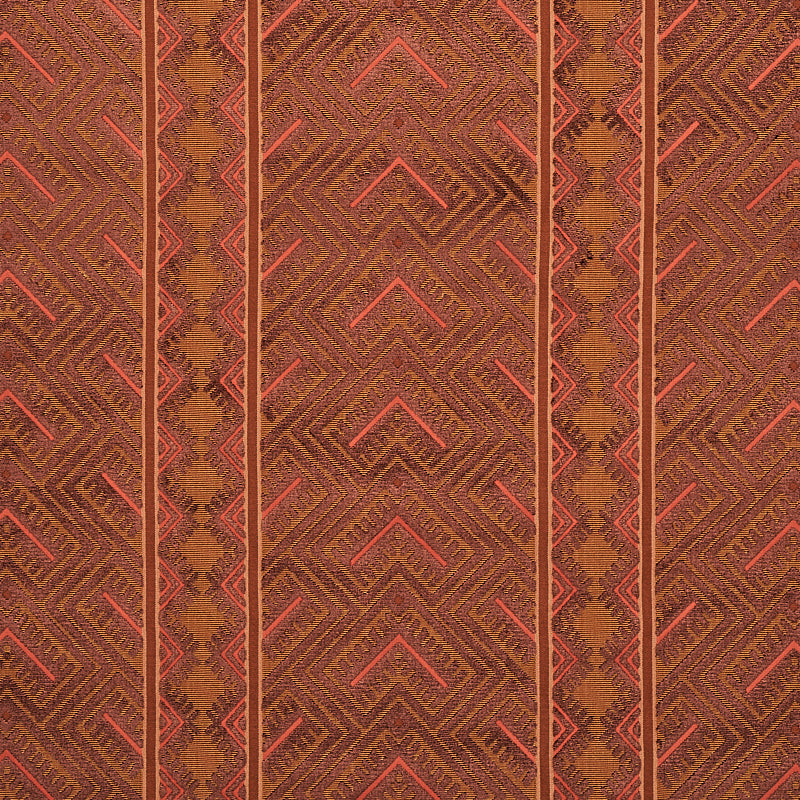 Parvin Velvet fabric in copper color - pattern number 80652 - by Schumacher in the Tapis collection