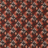 Sasha Diamond Ikat fabric in terracotta color - pattern number 80660 - by Schumacher in the Cabana collection