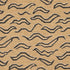 Kata fabric in camel with black color - pattern number 80680 - by Schumacher in the Tapis collection