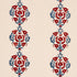 Constantine fabric in red and blue color - pattern number 80711 - by Schumacher in the Cabana collection