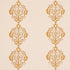 Constantine fabric in natural and ochre color - pattern number 80712 - by Schumacher in the Cabana collection