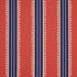 Etruscan Stripe fabric in red and blue color - pattern number 80721 - by Schumacher in the Cabana collection